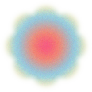 Blurry Glowing Gradient Flower